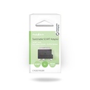 Nedis CVGB31902BK SCART-Adapter SCART Mannelijk - 3x RCA vrouwelijk Vernikkeld Schakelbaar Zwart