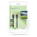 Nedis CVGB34060BK50 ​​HDMI 2.0-Kabel met Ethernet 4K@60Hz ARC 18 Gbps 5m Zwart 