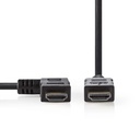 Nedis CVGB34250BK15 HDMI 1.4-Kabel met Ethernet 4K@30Hz 10.2 Gbps 1.5m Zwart 