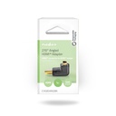Nedis CVGB34902BK HDMI-Adapter Verguld 270° Haaks Zwart