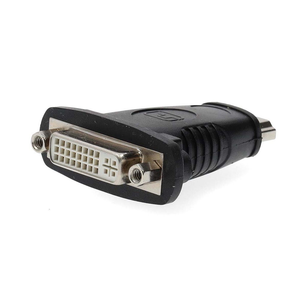 Nedis CVGB34910BK HDMI 1.4-Adapter HDMI - DVI-D 24+1-Pins Vrouwelijk Vernikkeld Zwart 