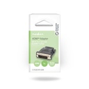 Nedis CVGB34912BK HDMI 1.4-Adapter  DVI-D 24+1-Pins -HDMI Vrouwelijk Vernikkeld Zwart