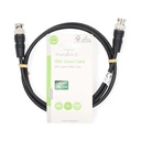 Nedis CVGL01000BK10 BNC-Videokabel Vernikkeld 75 Ohm 1m Zwart
