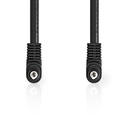 Nedis CVGL22000BK20 Audiokabel 3,5 mm Jack Vernikkeld 2m Zwart