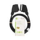 Nedis CVGL31001BK15 SCART-Kabel Vernikkeld 480p 1.5m Zwart