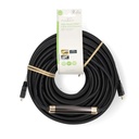 Nedis CVGL34002BK250 HDMI 1.4-Kabel met Ethernet  4K@30Hz ARC 10.2 Gbps 25m Zwart 