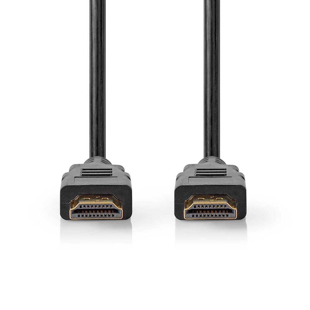 Nedis CVGL34050BK15 ​​HDMI 2.0-Kabel met Ethernet 4K@60Hz 18 Gbps 1.50 m Zwart 