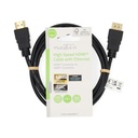 Nedis CVGL34060BK15 HDMI 2.0-Kabel met Ethernet 4K@60Hz ARC 18 Gbps 1.5m Zwart