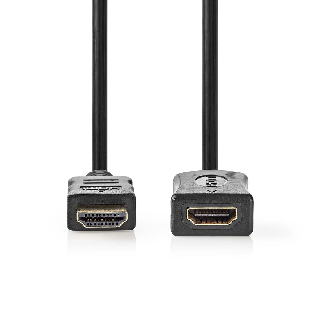 Nedis CVGL34096BK20 ​​HDMI 2.0-Kabel met Ethernet 4K@60Hz ARC 10.2 Gbps 2m Zwart 