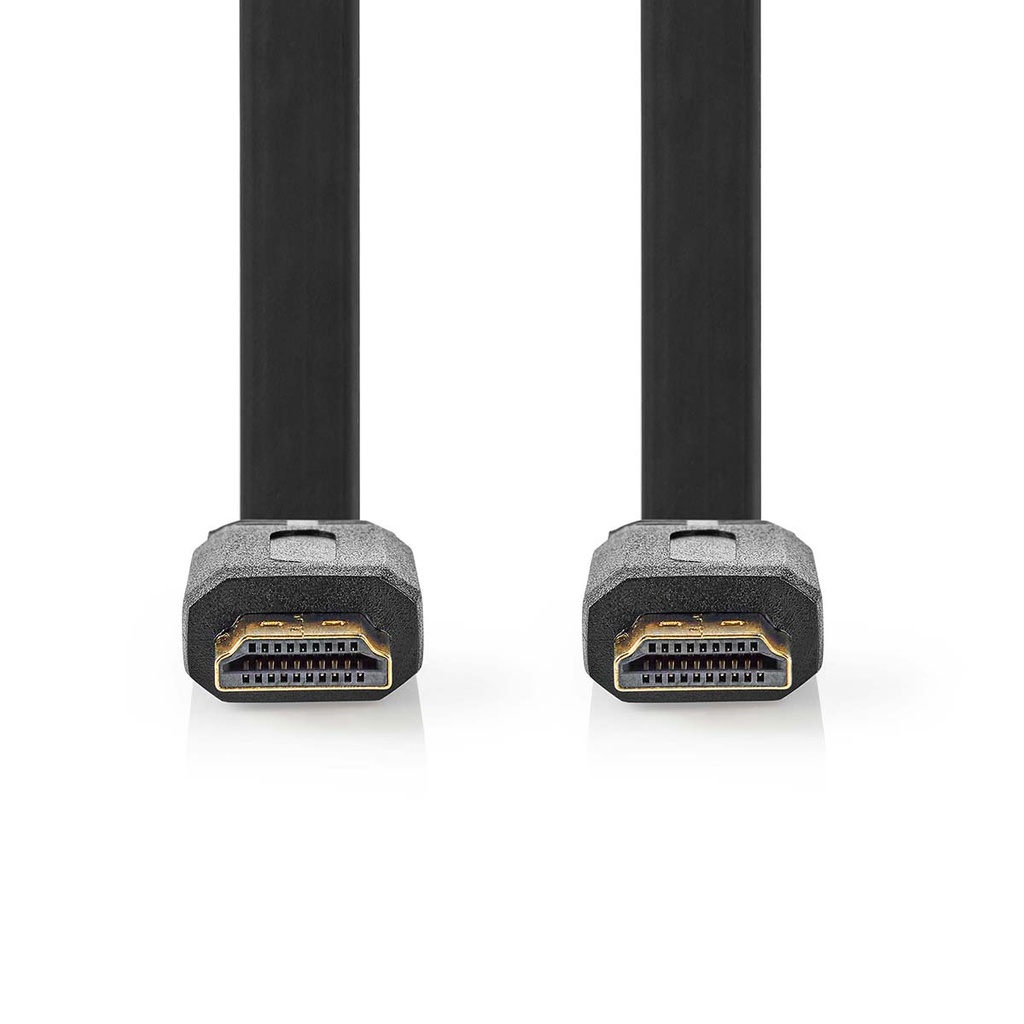 Nedis CVGL34100BK20 HDMI 1.4-Kabel met Ethernet 4K@30Hz 10.2 Gbps 2.m Zwart