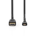 Nedis CVGL34700BK15 ​​HDMI 1.4-Kabel HDMI - Micro-HDMI 4K@30Hz 10.2 Gbps 1.5m Zwart 