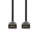 Nedis CVGL35000BK30 Ultra High Speed ​​HDMI™-Kabel | HDMI™ Connector | HDMI™ Connector | 8K@60Hz | 48 Gbps | 3.00 m | Rond | 6.7 mm | Zwart | Label