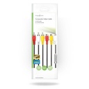 Nedis CVGP24305BK50 Composiet Videokabel 3x RCA - 3x RCA Vrouwelijk Vernikkeld 480p 5m Zwart 