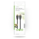Nedis CVGP34050BK20 ​​HDMI 2.0-Kabel met Ethernet  4K@60Hz 18 Gbps 2m Zwart 