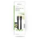 Nedis CVGP34100BK50 HDMI 1.4-Kabel 4K@30Hz 10.2 Gbps 5m Plat Zwart