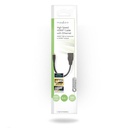 Nedis CVGP34790BK02 ​​HDMI 1.4-Kabel HDMI Vrouwelijk - Micro-HDMI 4K@30Hz 10.2 Gbps 20cm Zwart 