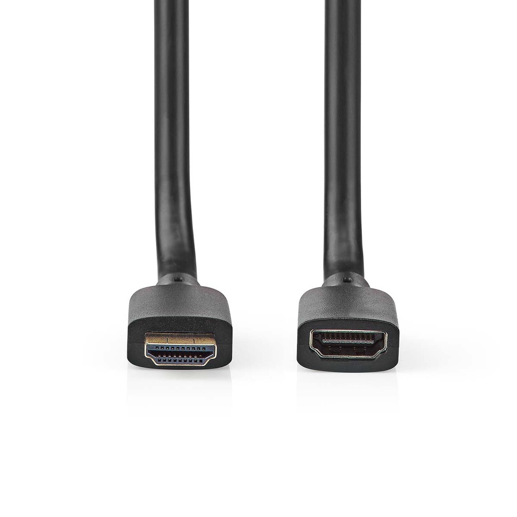 Nedis CVGP35090BK20 ​​HDMI 2.1-Kabel HDMI - HDMI Vrouwelijk 8K@60Hz 48 Gbps 2m Zwart