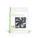 Nedis DCFAN14025BK DC Ventilator 140 mm 3-Pin 24.9 dBA Zwart