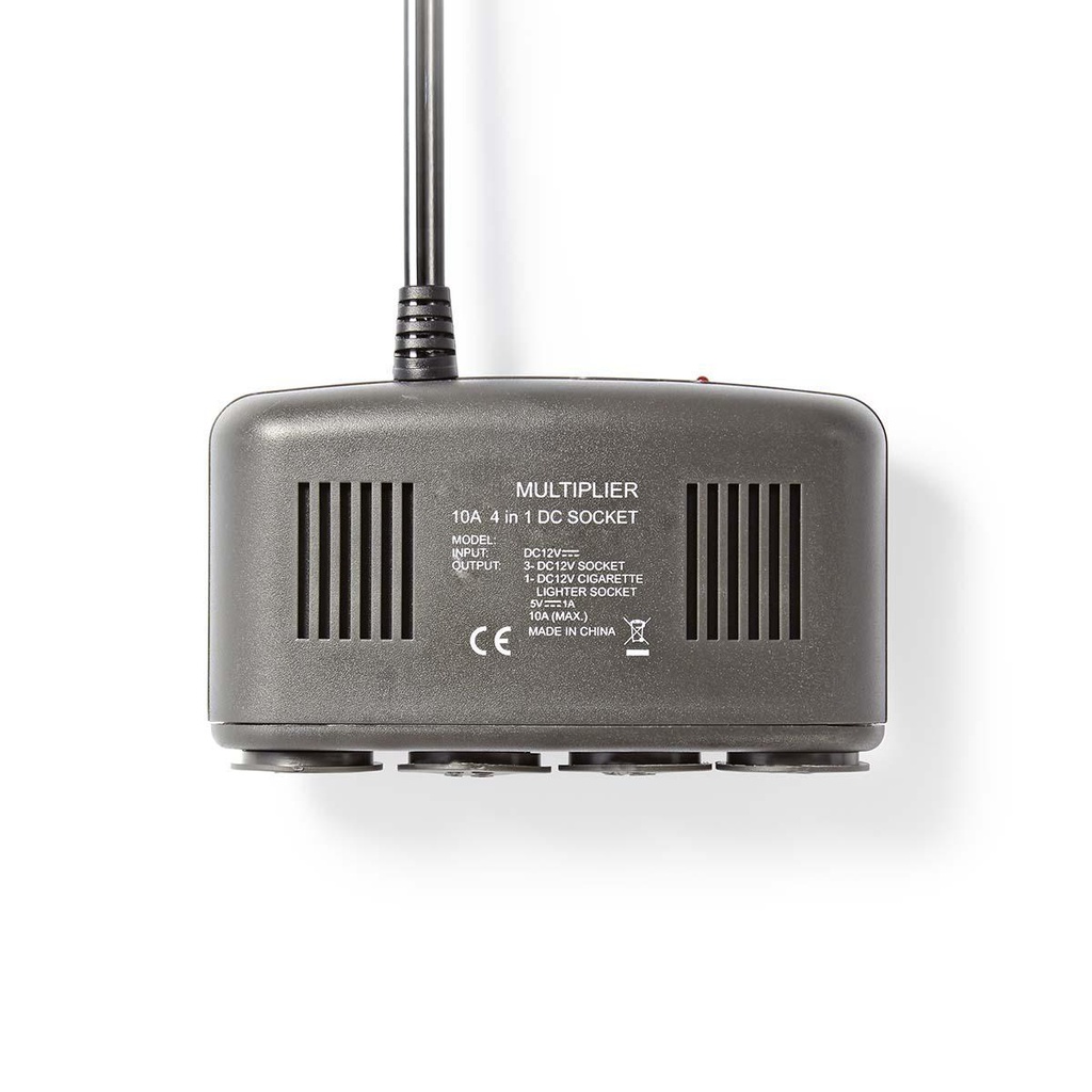 Nedis DCPA003 Universele DC Auto-Adapter 120 W 4x 4.0 A Zwart