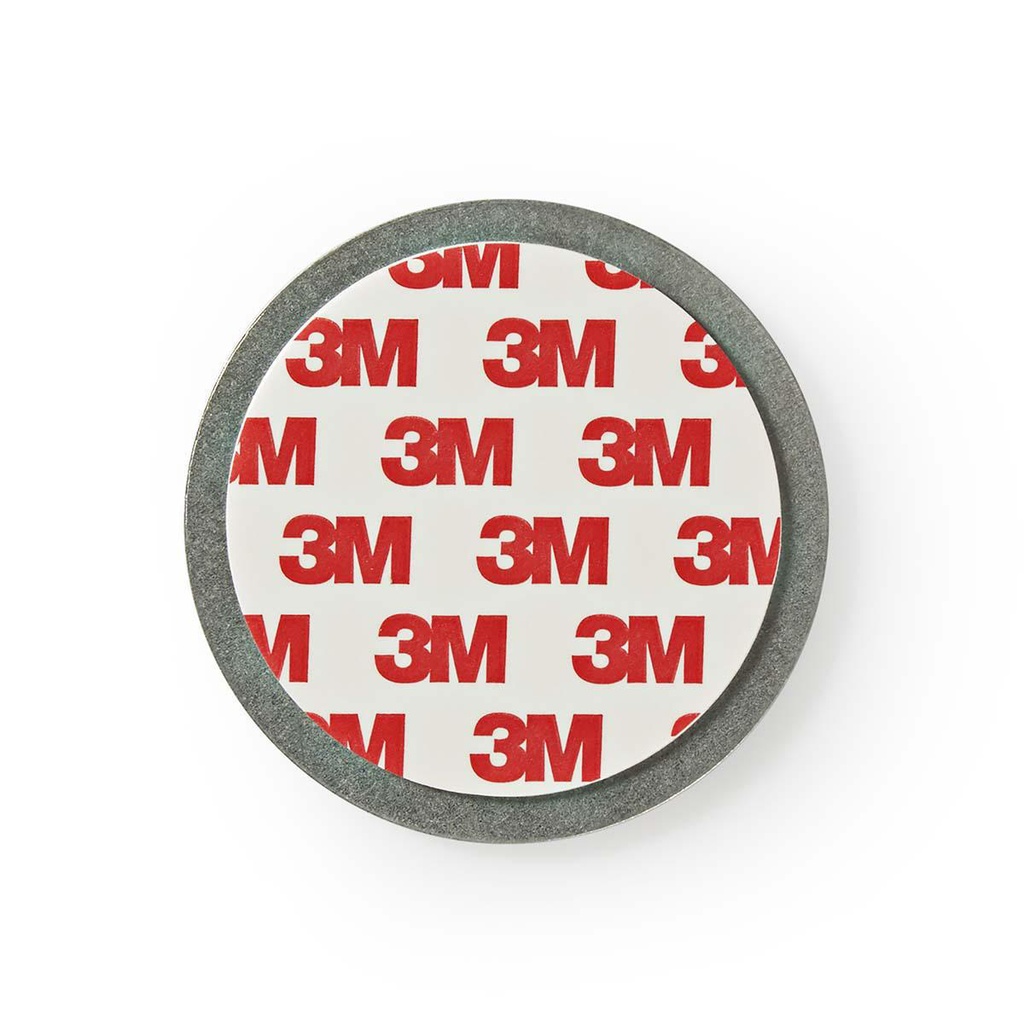 Nedis DTCTBR10 Montageset Rookmelder 70 mm Magnetisch Zelfklevend Zilver