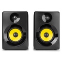 Vonyx SMN30B Active Studio Monitor 3" Pair 60W Black/Yellow
