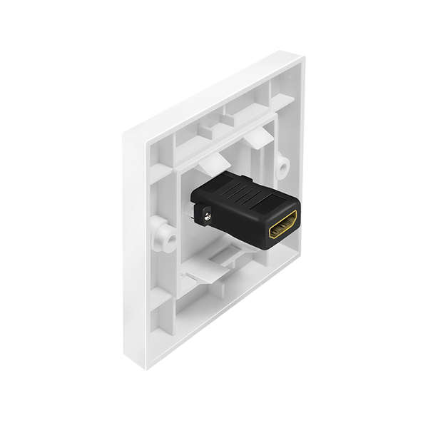LogiLink AH0017 HDMI-wandcontactdoos 1 poorts HDMi High Speed Wit