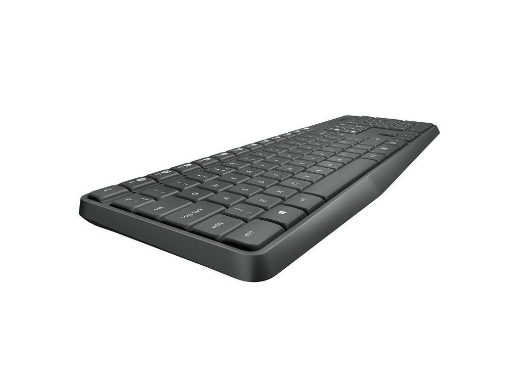Logitech MK235 Draadloos Toetsenbord en Muis Combo Grijs