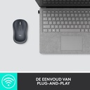 Logitech Draadloze muis M185 1000DPi Grijs