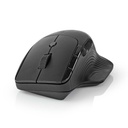 Nedis MSWS510BK Draadloze Muis 800/1200/1600 DPI 6 knoppen Zwart