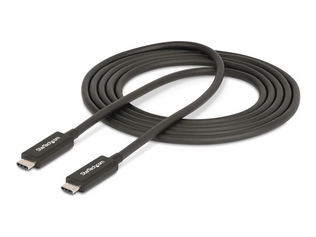 Startech Active Thunderbolt 4 USB-C kabel 40Gbps 100W 2m Zwart