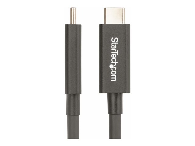 Startech Active Thunderbolt 4 USB-C kabel 40Gbps 100W 2m Zwart