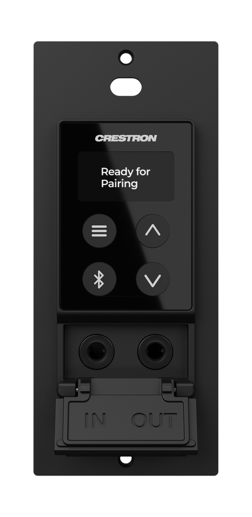 Crestron DM-NAX-BTIO-1G Audio-over-IP-wandpaneel met Bluetooth DM NAX