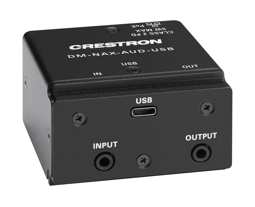 Crestron DM-NAX-AUD-USB Audio-over-IP Converter USB-C Ingang en Uitgang DM NAX
