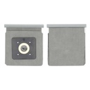 Nedis DUBG250NED01 Stofzuigerzak Stof Nedis VCBG250GY 1 Stuks  Wit