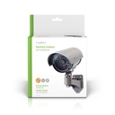 Nedis DUMCB40GY Dummy Beveiligingscamera IP44 Batterij Gevoed Buiten Grijs