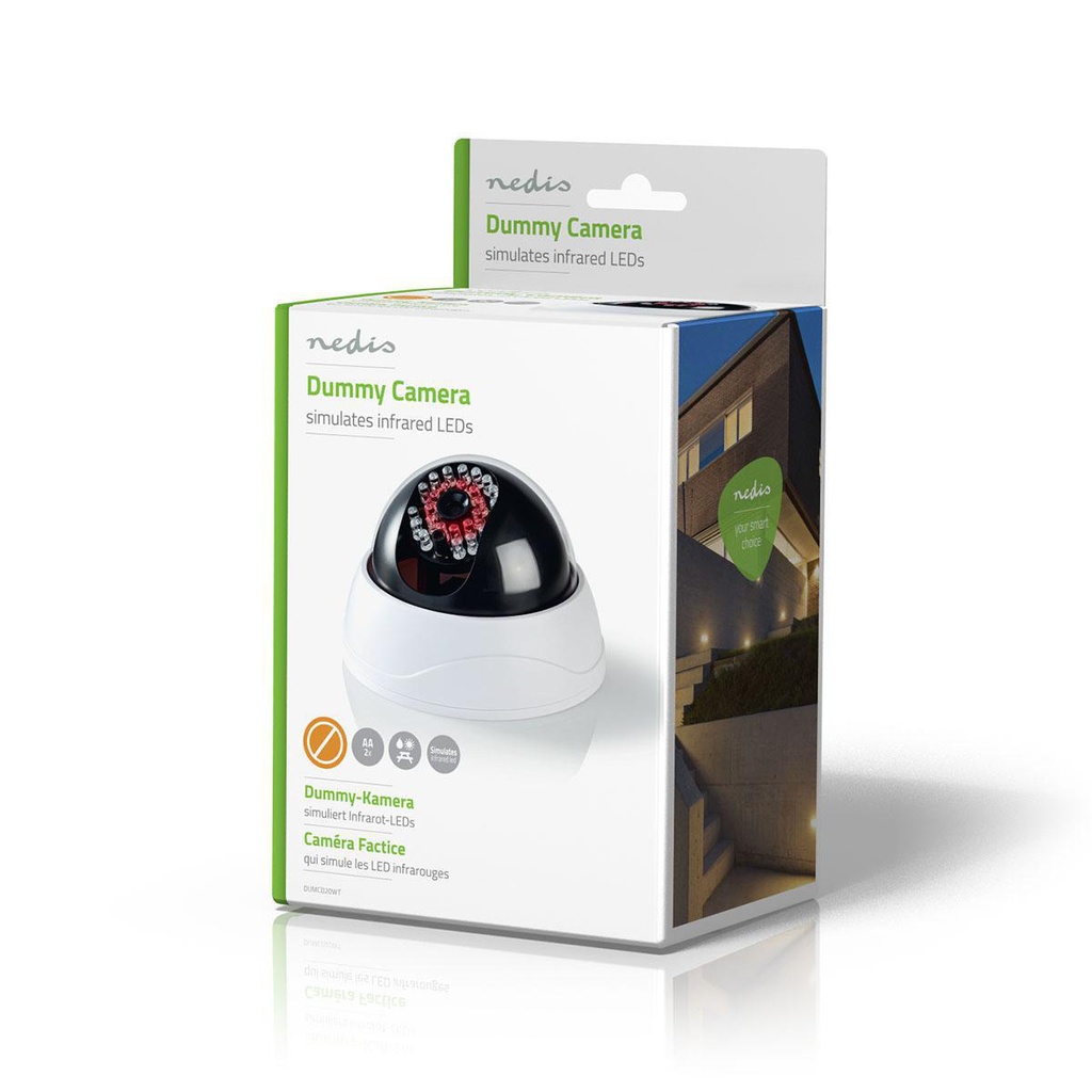 Nedis DUMCD20WT Dummy Beveiligingscamera Batterij Gevoed Binnen Wit