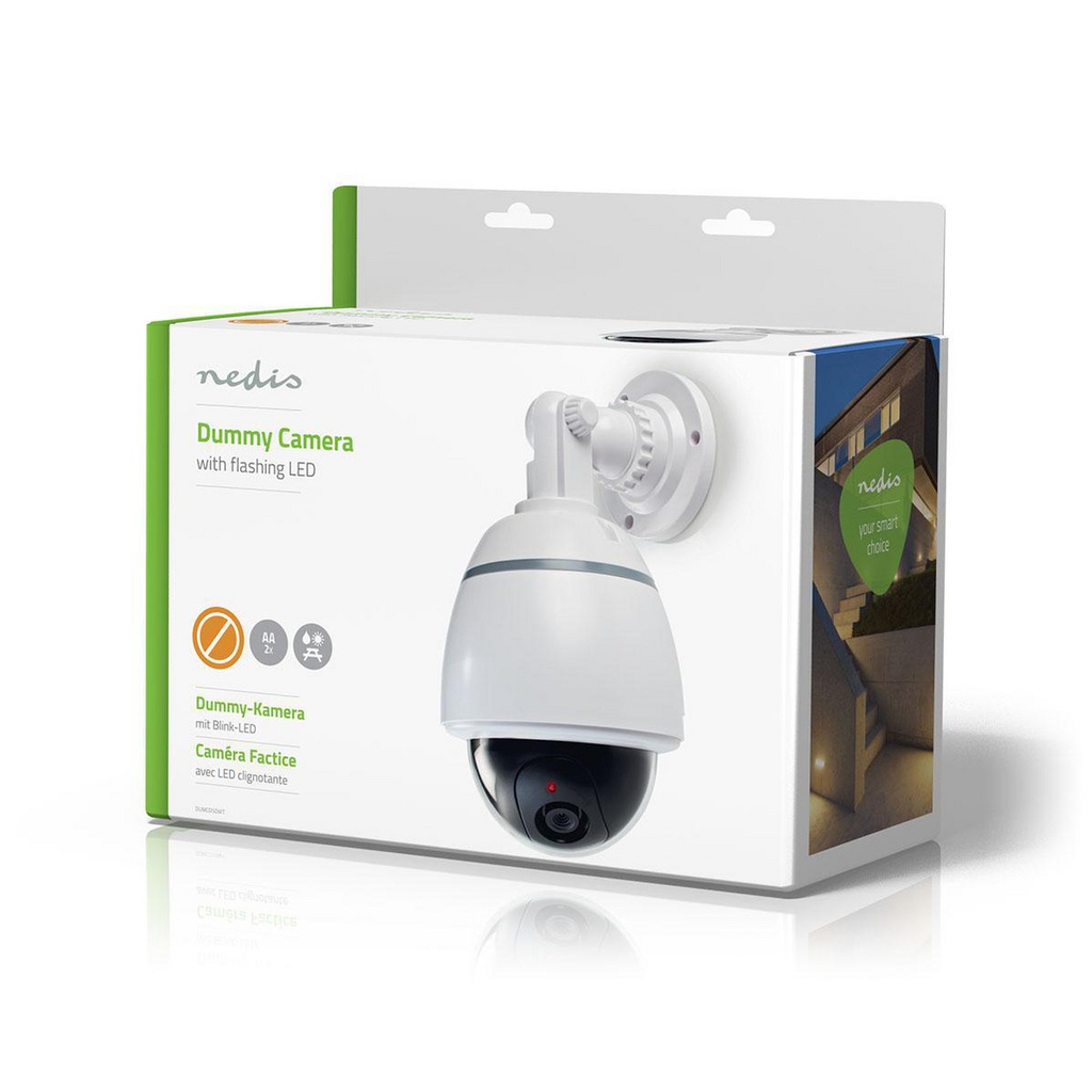 Nedis DUMCD50WT Dummy Beveiligingscamera Batterij Gevoed Binnen Wit