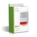 Nedis DUMSS20WT Dummy Beveiligingsalarm IP44 Batterij Gevoed Oranje / Wit