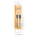 Nedis CCGB37150BK02 DisplayPort 1.2-Kabel Mannelijk-Vrouwelijk 20cm Zwart