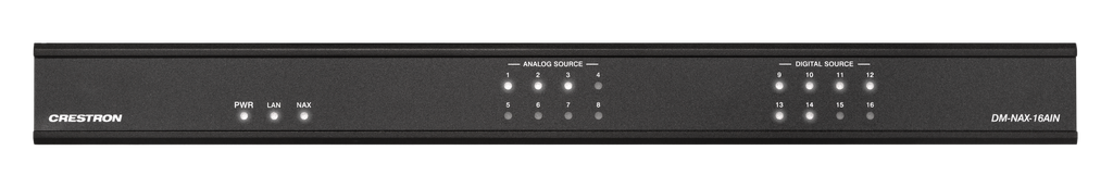 Crestron DM-NAX-16AIN DM NAX Audio-over-IP Netwerk Encoder 16 Stereo Ingangen