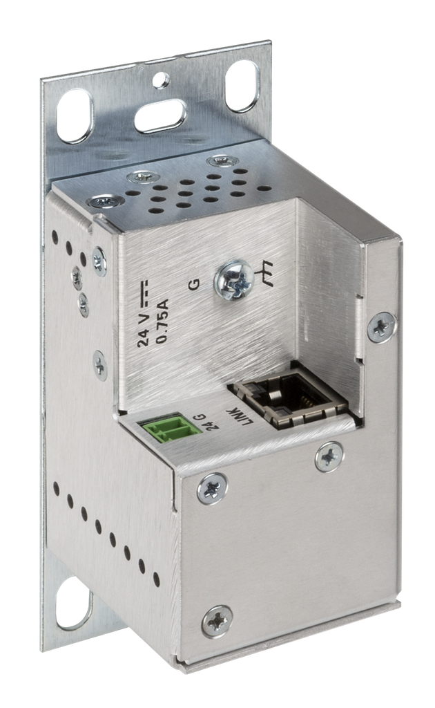 Crestron DM-NUX-L2 DM-NUX USB Host-apparaat Routering Eindpunt Wandpaneel Wit