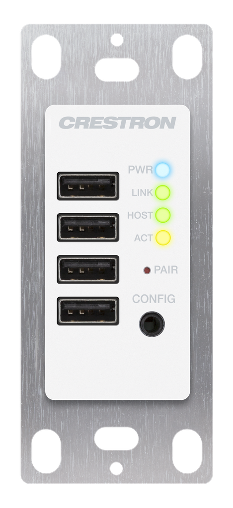 Crestron DM-NUX-R2 DM-NUX USB-eindpunt voor extern apparaat Wandpaneel Wit