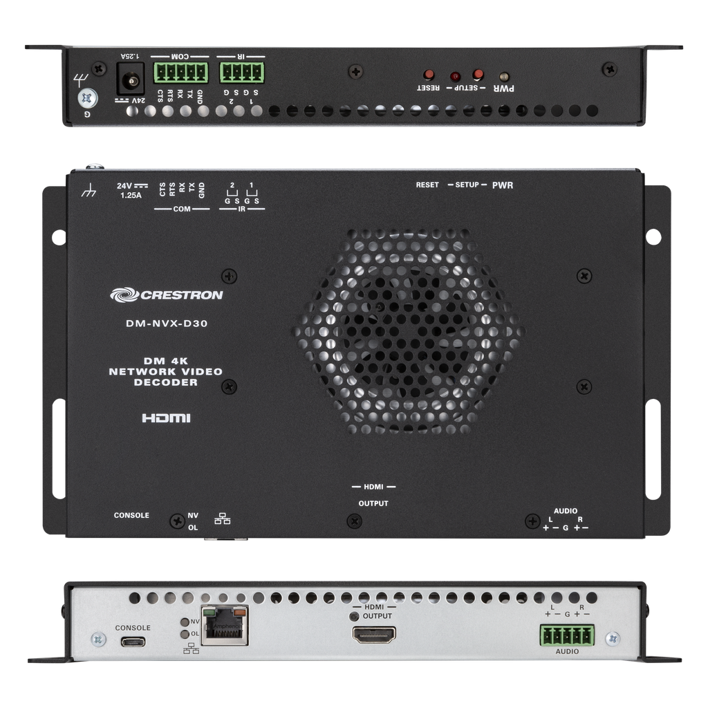 Crestron DM-NVX-D30 DM NVX 4K60 4:4:4 HDR Network AV Decoder