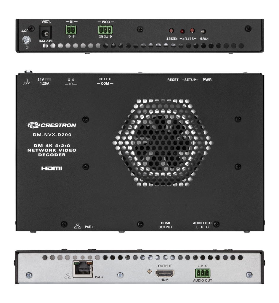 Crestron DM-NVX-D200 DM NVX 4K60 4:2:0 Network AV Decoder with Scaler