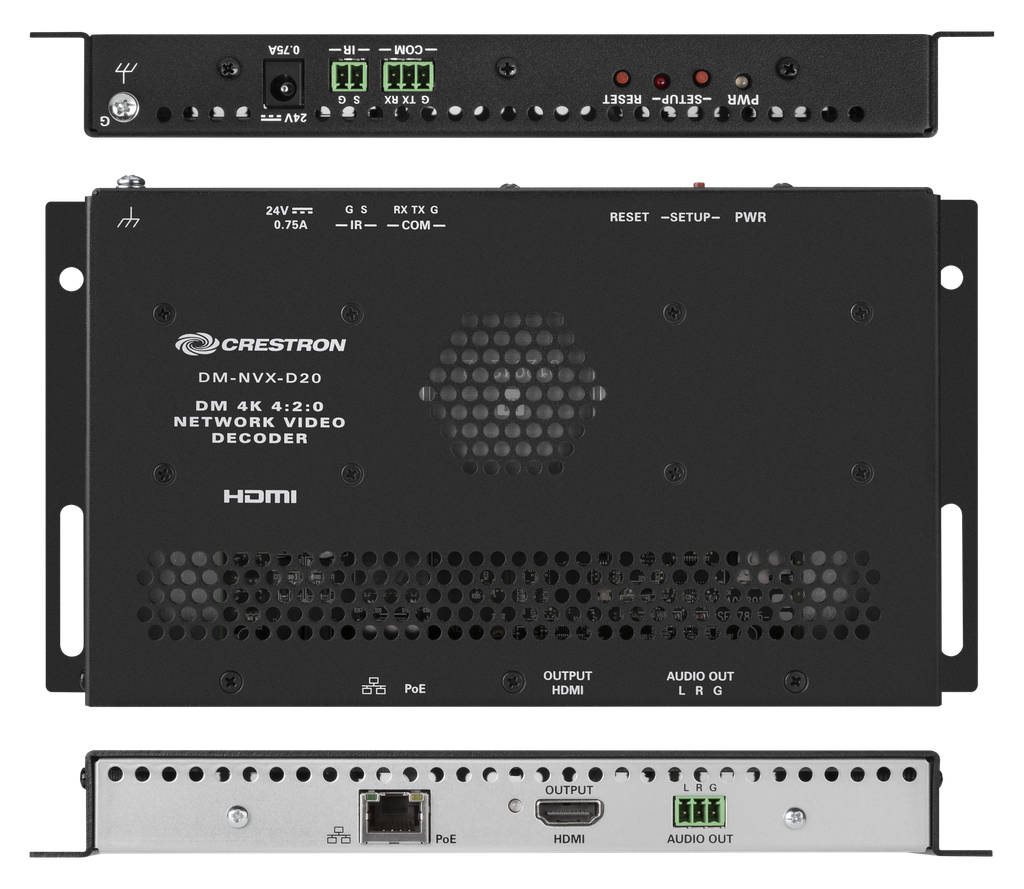 Crestron DM-NVX-D20 DM NVX 4K60 4:2:0 Network AV Decoder