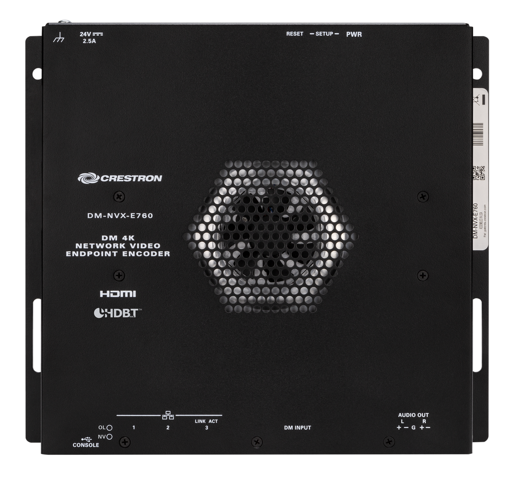 Crestron DM-NVX-E760 DM NVX 4K60 4:4:4 HDR netwerk AV-encoder met DM-ingang