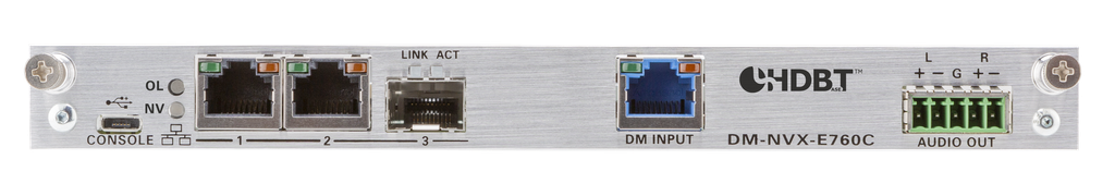 Crestron DM-NVX-E760C DM NVX 4K60 4:4:4 HDR netwerk AV-encoderkaart met DM-ingang