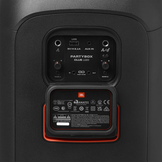 JBL Partybox CLUB 120 Draadloze luidspreker 160W Zwart