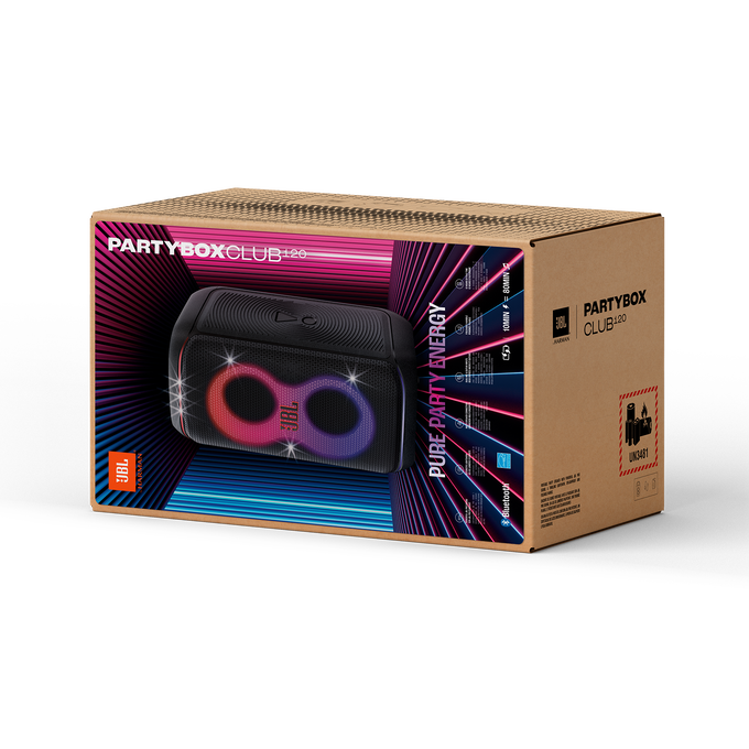 JBL Partybox CLUB 120 Draadloze luidspreker 160W Zwart
