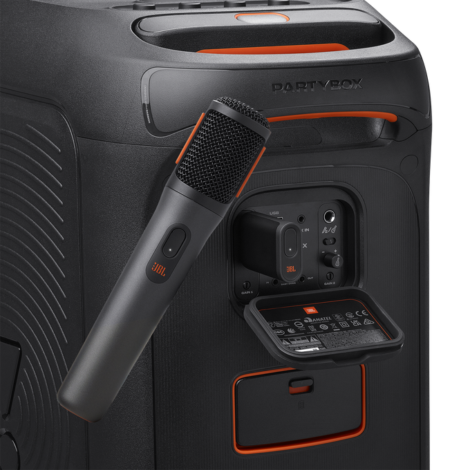 JBL Draadloze Microfoons Partybox 2 stuks Zwart
